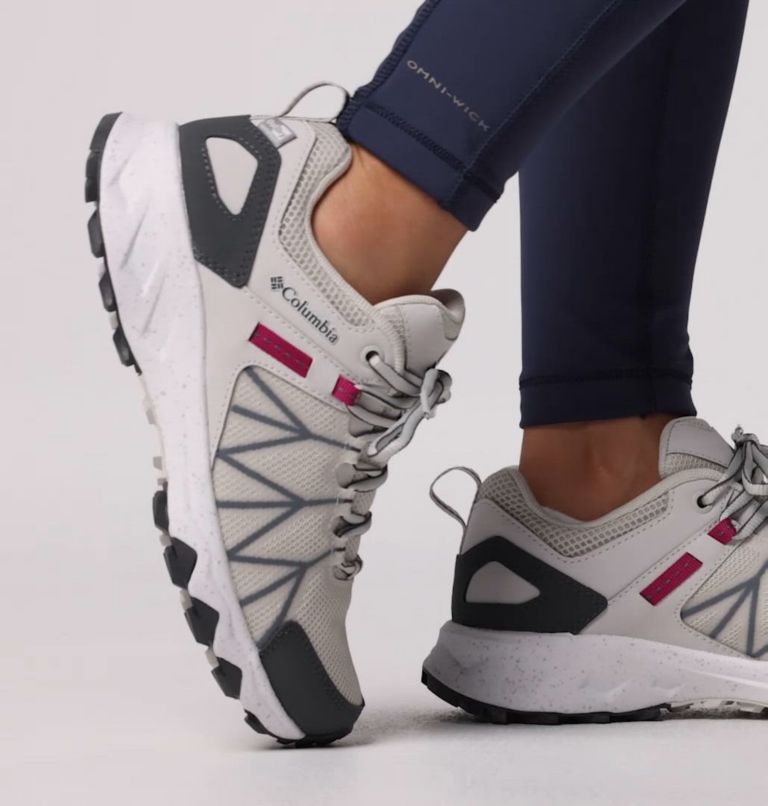 Scarpe da hiking Peakfreak II Outdry da donna, Color: Moonstone, Wild Fuchsia