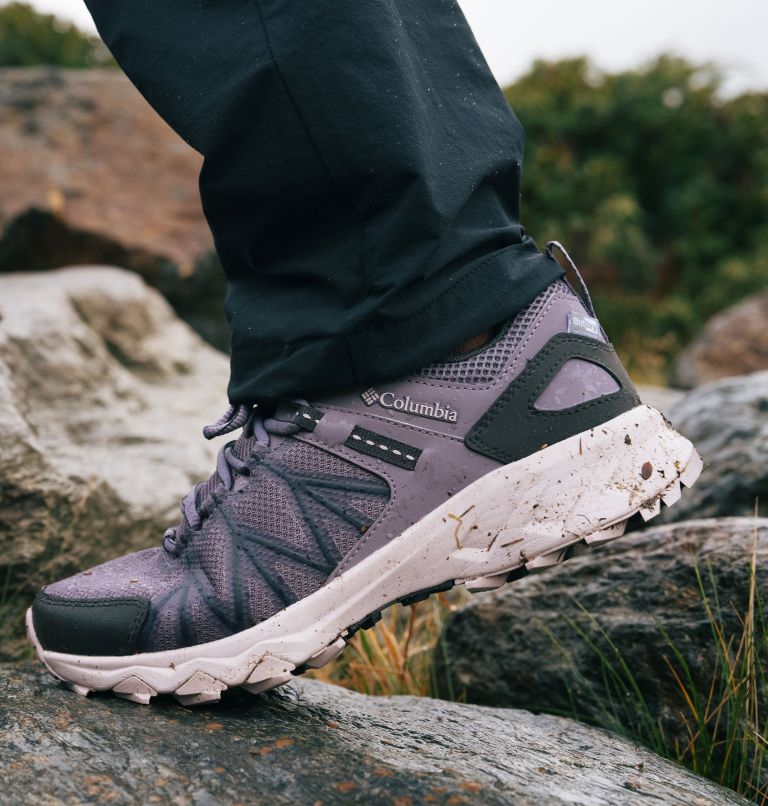 Zapatillas de senderismo Peakfreak II Outdry para mujer, Color: Granite Purple, Vapor, image 12