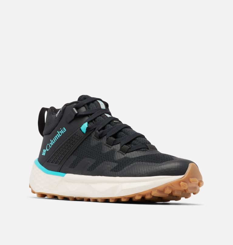 FACET 75 MID OUTDRY, Color: Black, Bright Aqua, image 2
