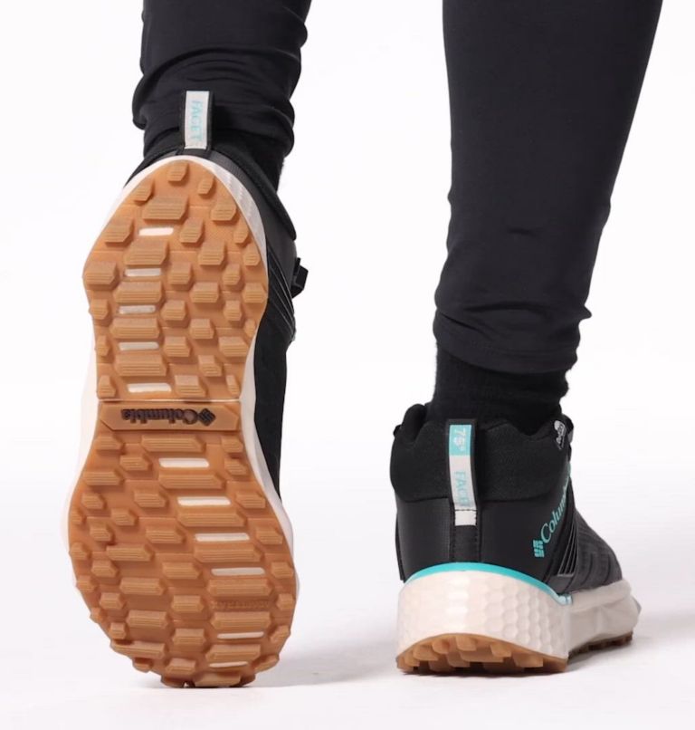 FACET 75 MID OUTDRY, Color: Black, Bright Aqua