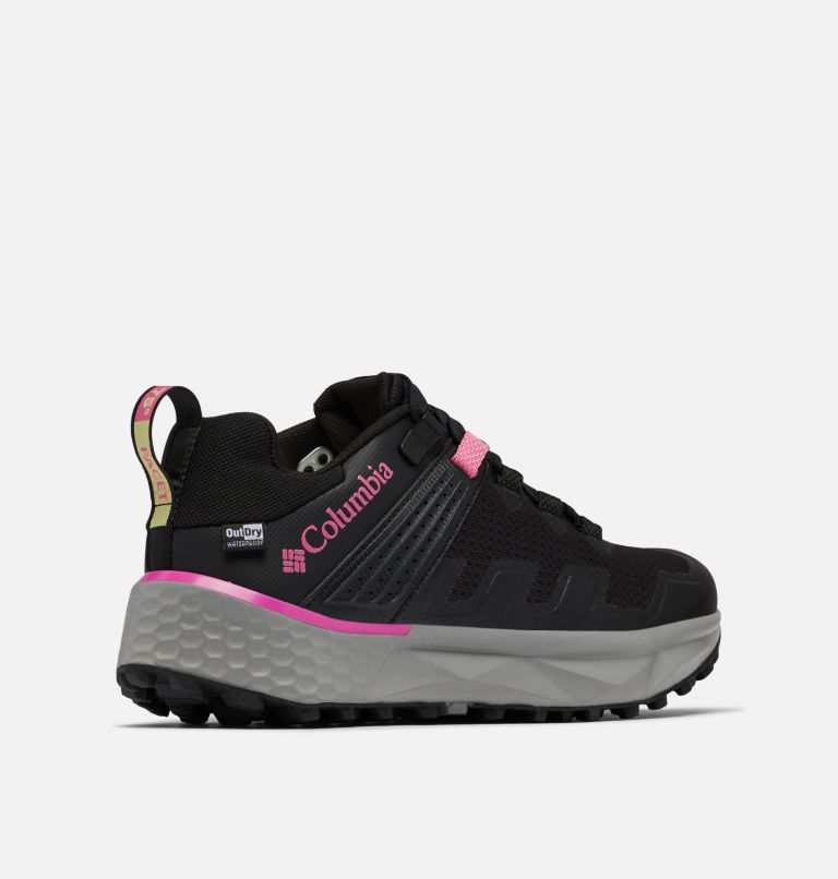 Women's Facet 75 II Outdry Hiking Shoe, Color: Black, Wild Geranium, image 9