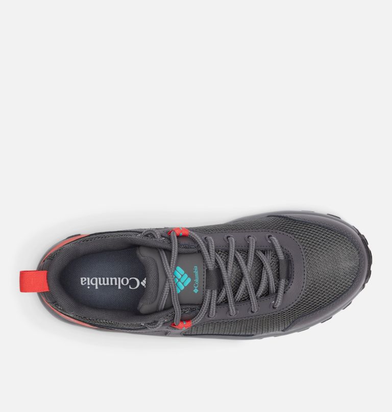 Women's Trailstorm Ascend II Waterproof Hiking Shoes, Color: Dark Grey, Red Coral, image 3