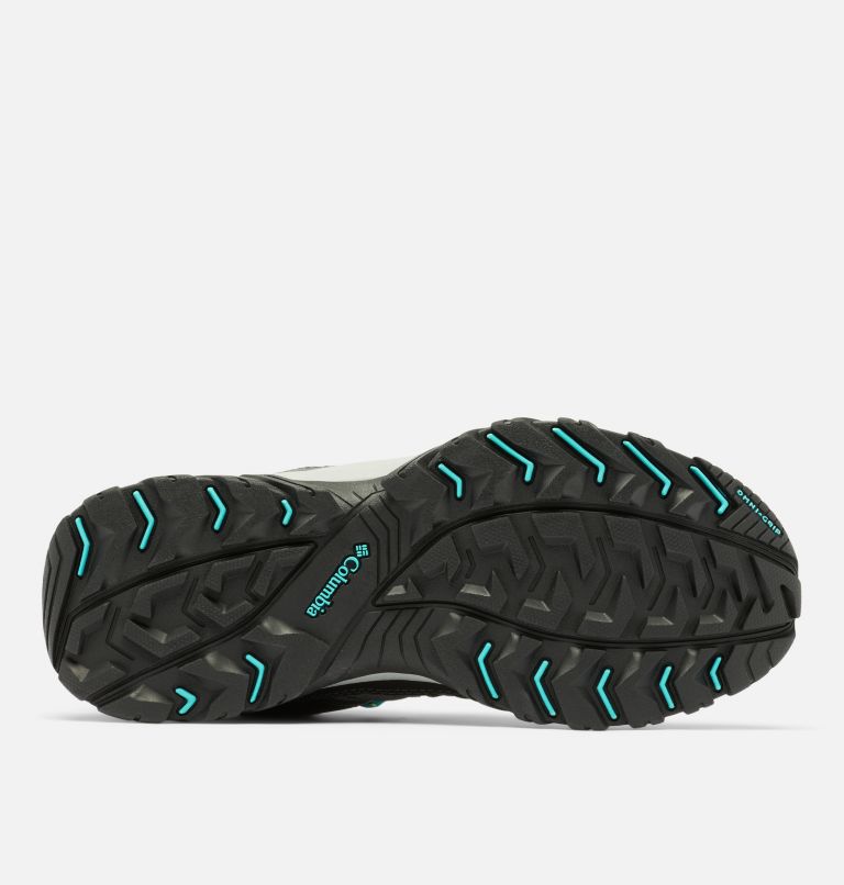 Women's Granite Trail Mid Waterproof Shoe - Wide, Color: Ti Grey Steel, Bright Aqua, image 5