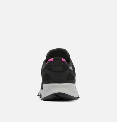 Women's Peakfreak Hera OutDry Shoe, Color: Black, Wild Fuchsia, image 2
