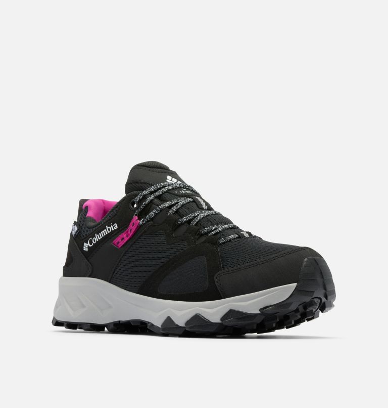 Women's Peakfreak Hera II OutDry Hiking Shoe, Color: Black, Wild Fuchsia, image 2