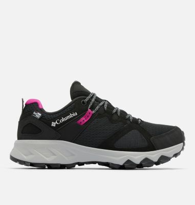 Women's Peakfreak Hera II OutDry Hiking Shoe, Color: Black, Wild Fuchsia, image 1