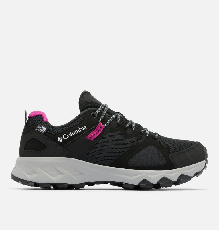 Women's Peakfreak Hera II OutDry Hiking Shoe, Color: Black, Wild Fuchsia, image 1