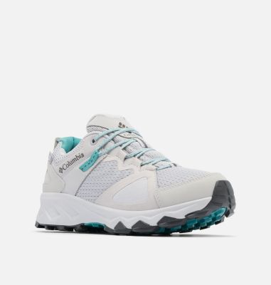 Women's Peakfreak Hera OutDry Shoe, Color: Cumulus Grey, Teal, image 7