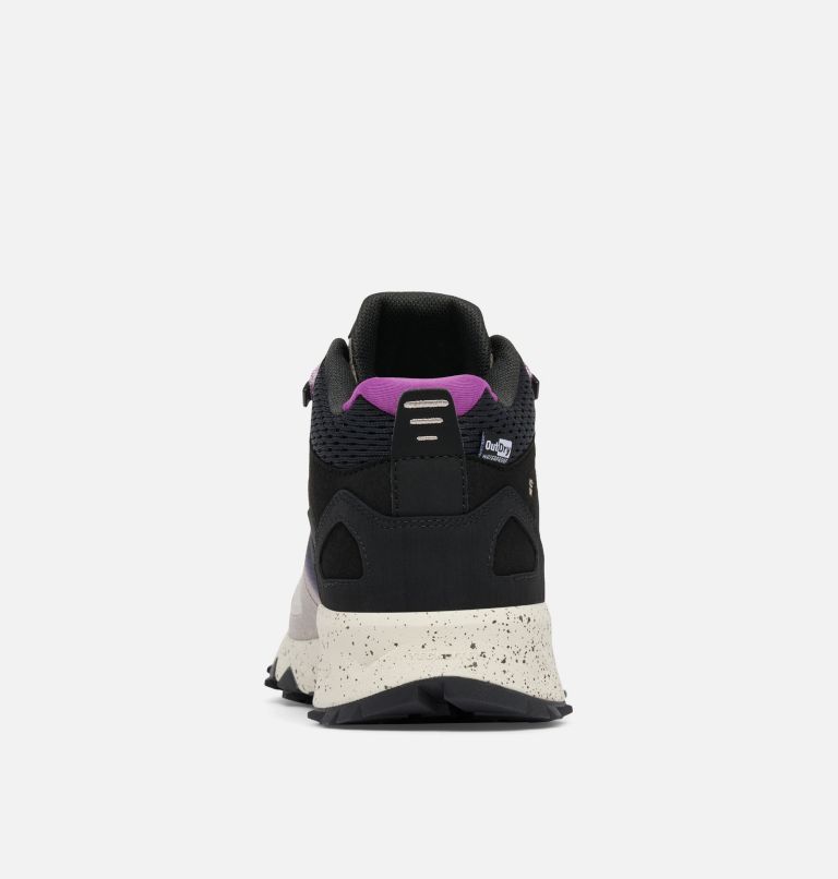 Women's Peakfreak Hera II Mid OutDry Hiking Shoe, Color: Flint Grey, Berry Patch, image 2