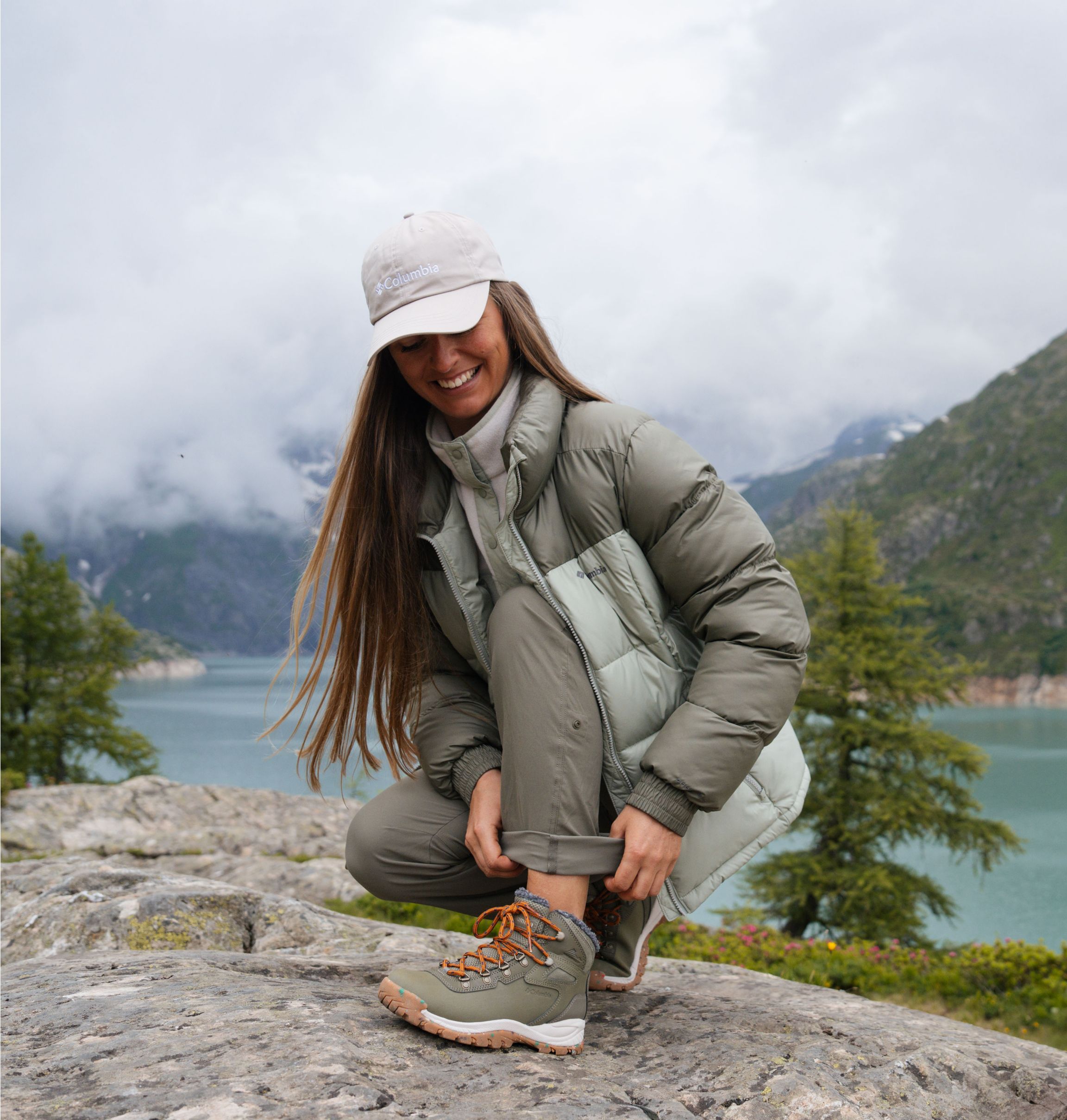 Scarponcini da hiking invernali e impermeabili Newton Ridge III Omni Heat da donna Columbia Sportswear