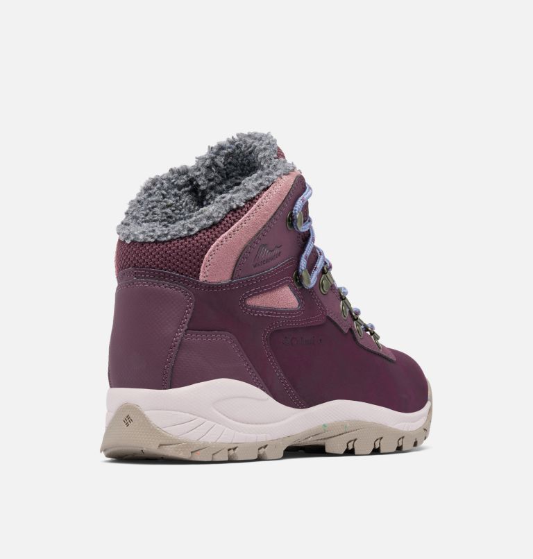Women's Newton Ridge III Omni-Heat Waterproof Winter Hiking Boot, Color: Moonvista, Vapor, image 9