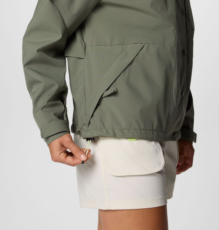 Women's PFG Open Water Rain Jacket, Color: Cypress, image 5