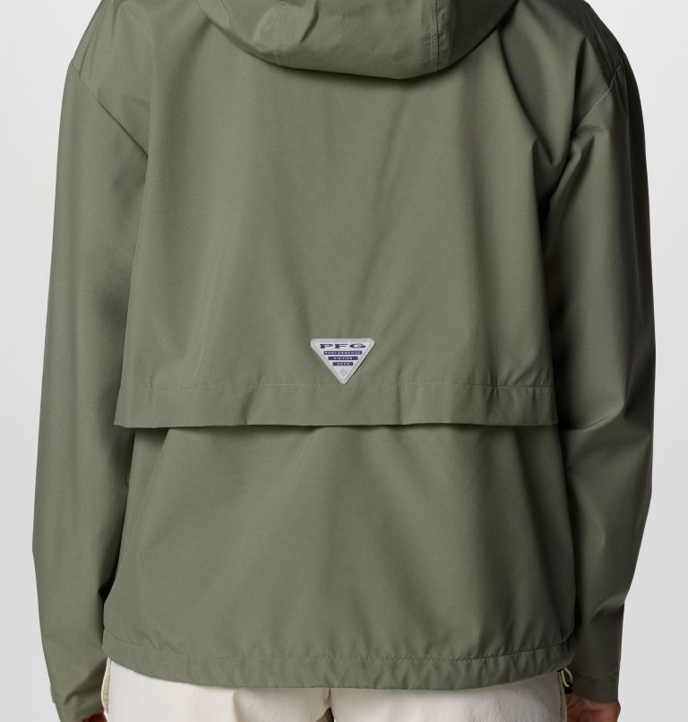 Women's PFG Open Water Rain Jacket, Color: Cypress, image 6