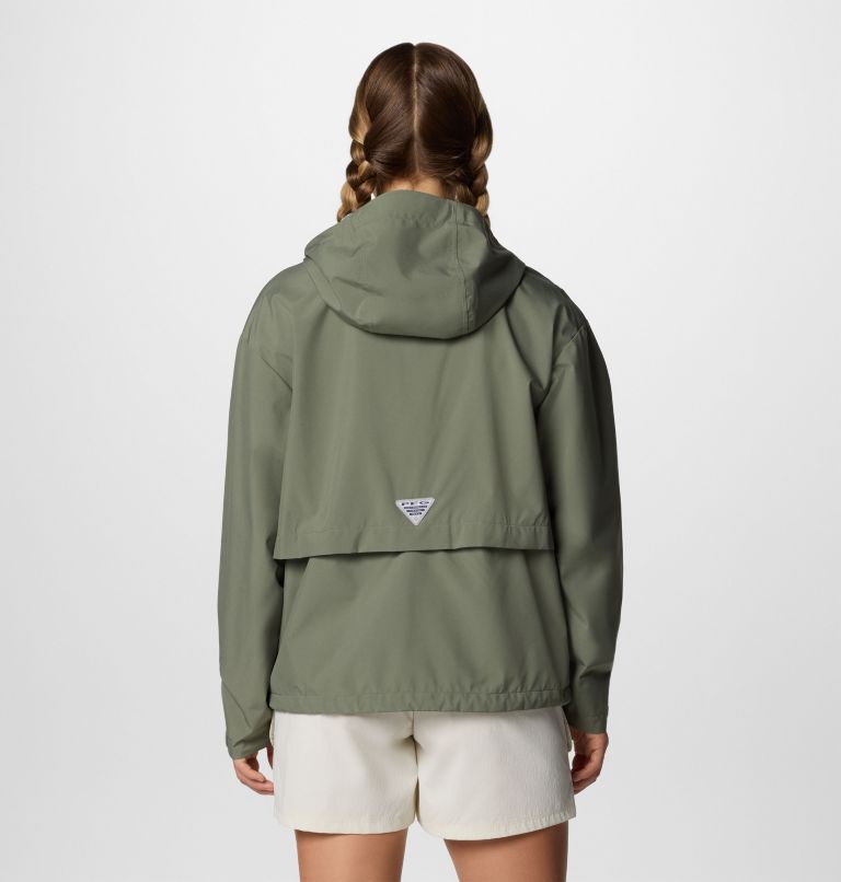 Women's PFG Open Water Rain Jacket, Color: Cypress, image 2
