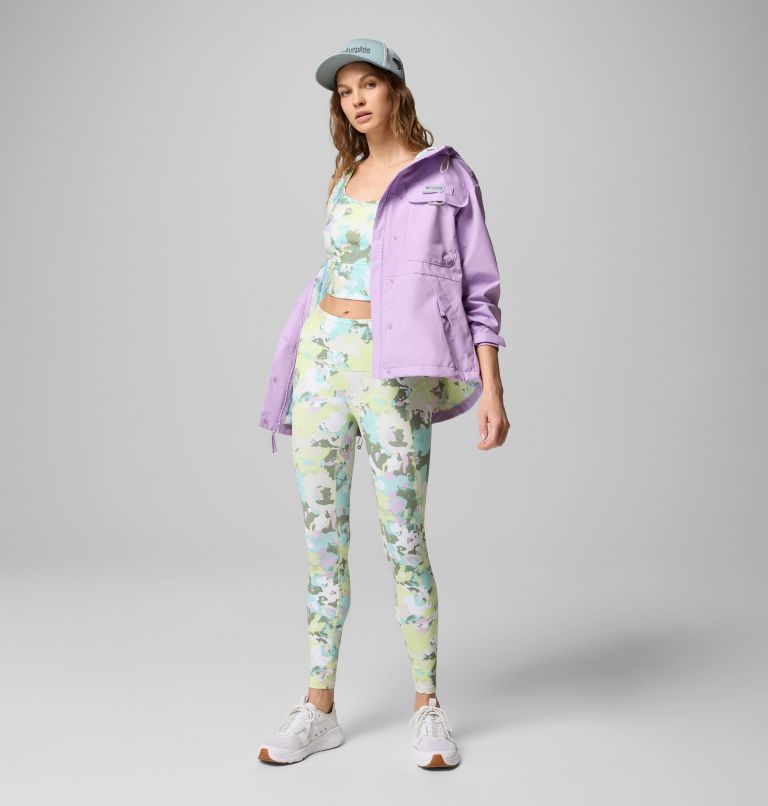 Women's PFG Open Water Rain Jacket, Color: Hydrangea, image 2