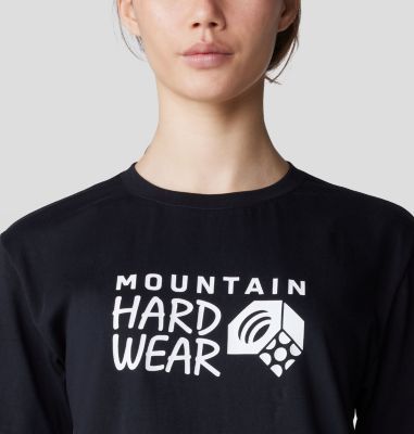 Women's MHW Logo Short Sleeve, Color: Black, image 16