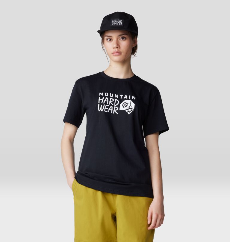 Women's MHW Logo Short Sleeve, Color: Black, image 5