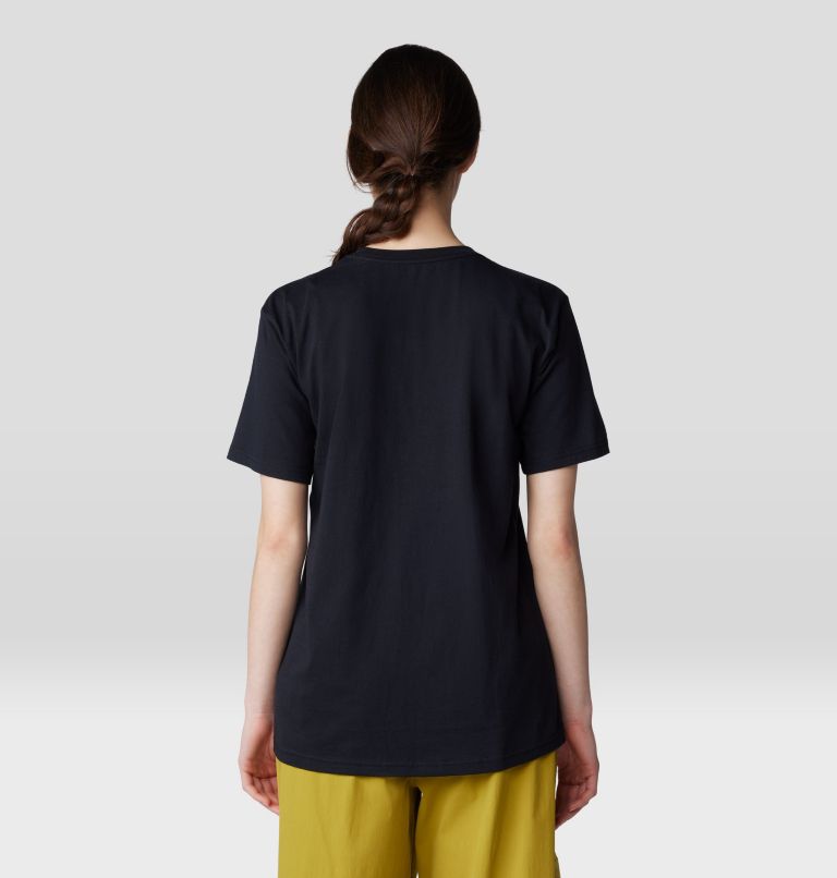 Women's MHW Logo Short Sleeve, Color: Black, image 2