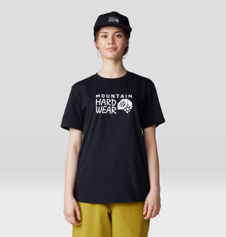 Women's MHW Logo Short Sleeve, Color: Black, image 1