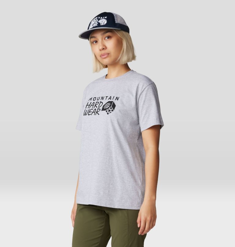 Women's MHW Logo Short Sleeve, Color: Hardwear Grey Heather, image 5