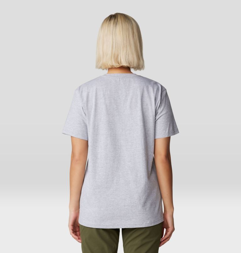 Women's MHW Logo Short Sleeve, Color: Hardwear Grey Heather, image 2