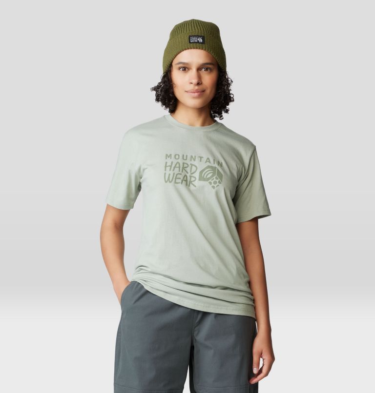 Women's MHW Logo Short Sleeve, Color: White Sage, image 6
