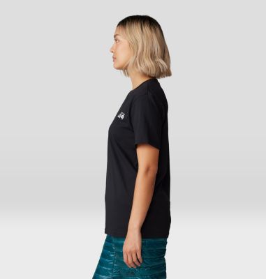 Women's MHW Logo Box Short Sleeve, Color: Black, image 11