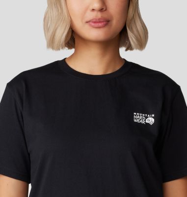 Women's MHW Logo Box Short Sleeve, Color: Black, image 12