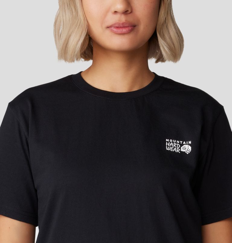 Women's MHW Logo Box Short Sleeve, Color: Black, image 4