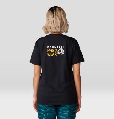Women's MHW Logo Box Short Sleeve, Color: Black, image 10