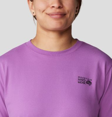 Women's MHW Logo Box Short Sleeve, Color: Lilac Glow, image 16