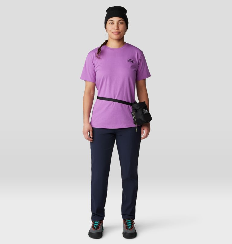 Women's MHW Logo Box Short Sleeve, Color: Lilac Glow, image 5
