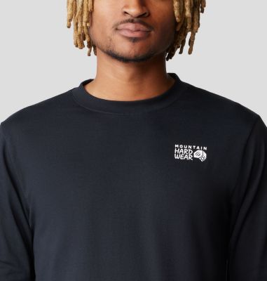 Men's MHW Back Logo Long Sleeve, Color: Black, image 12