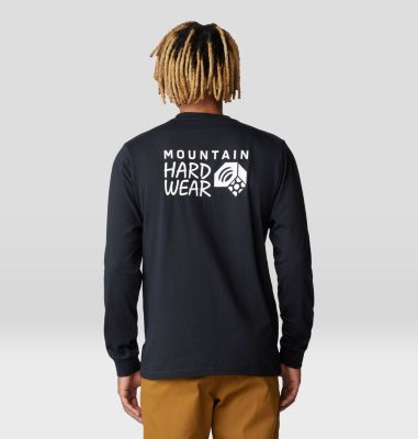 Men's MHW Back Logo Long Sleeve, Color: Black, image 10