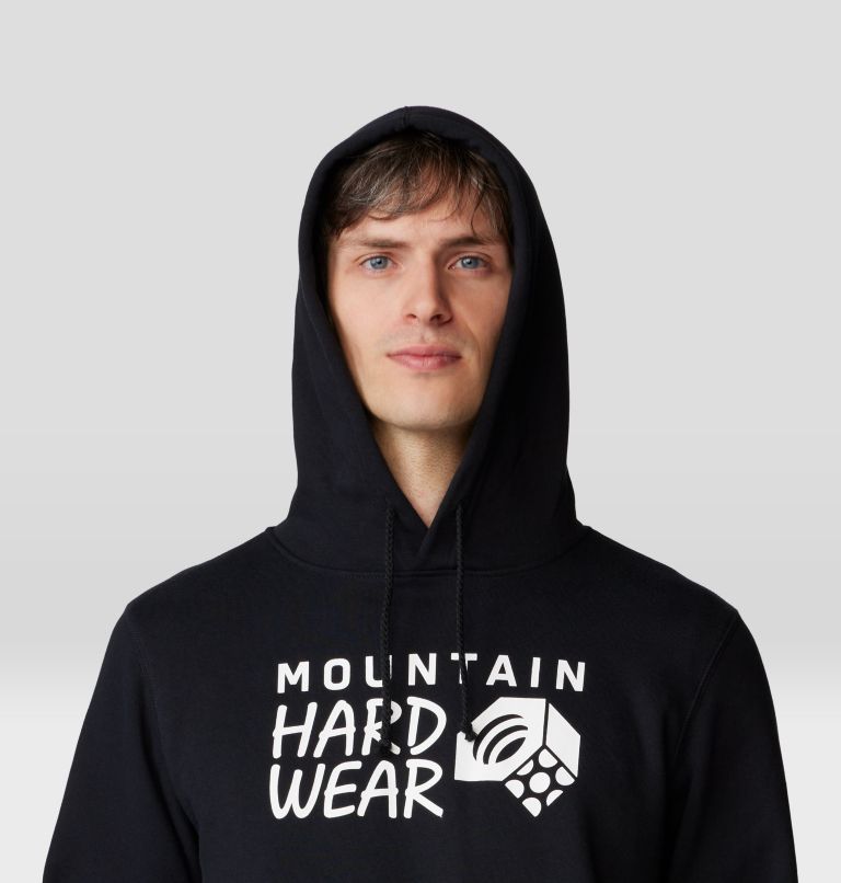 Men's MHW Logo PO Hoody, Color: Black, image 4