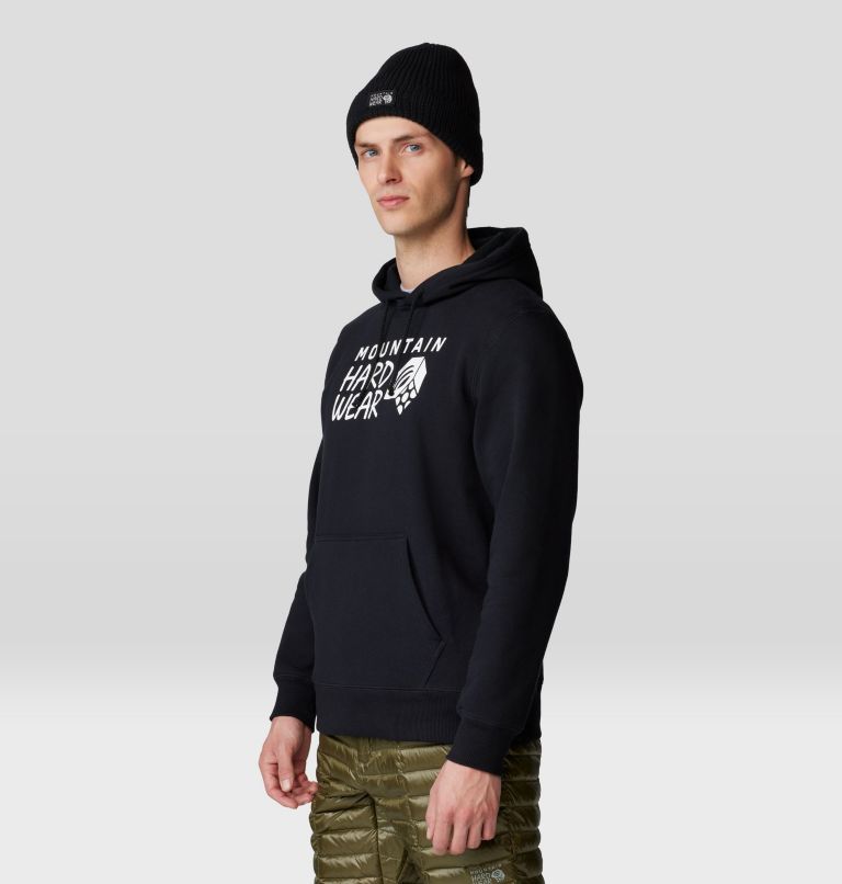 Men's MHW Logo PO Hoody, Color: Black, image 5