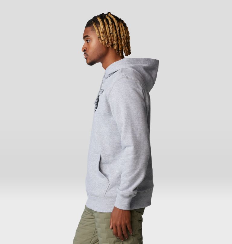 Men's MHW Logo PO Hoody, Color: Hardwear Grey Heather, image 3