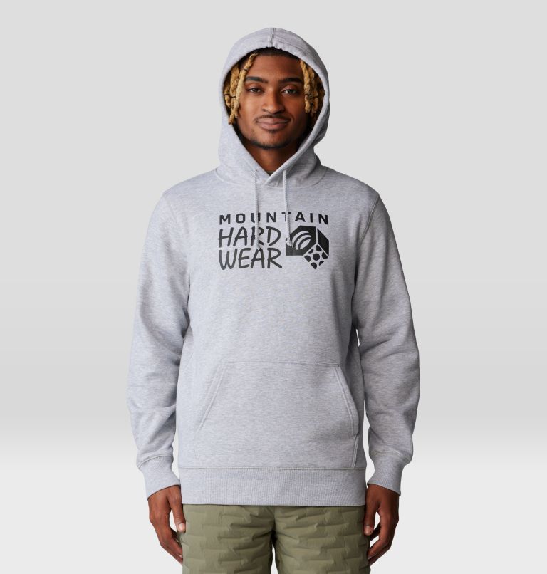 Men's MHW Logo PO Hoody, Color: Hardwear Grey Heather, image 5
