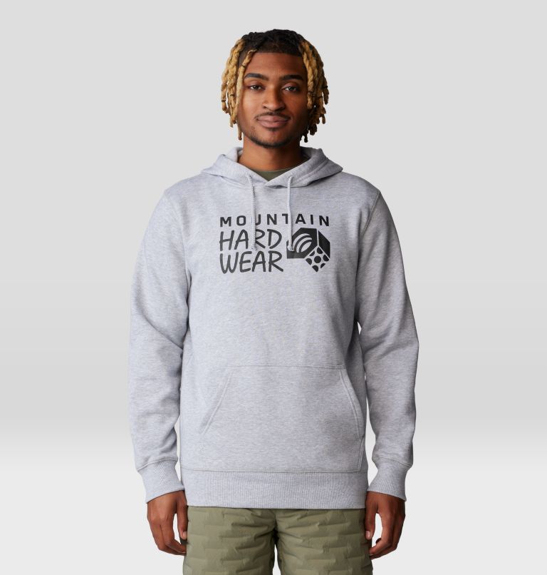 Men's MHW Logo PO Hoody, Color: Hardwear Grey Heather, image 1