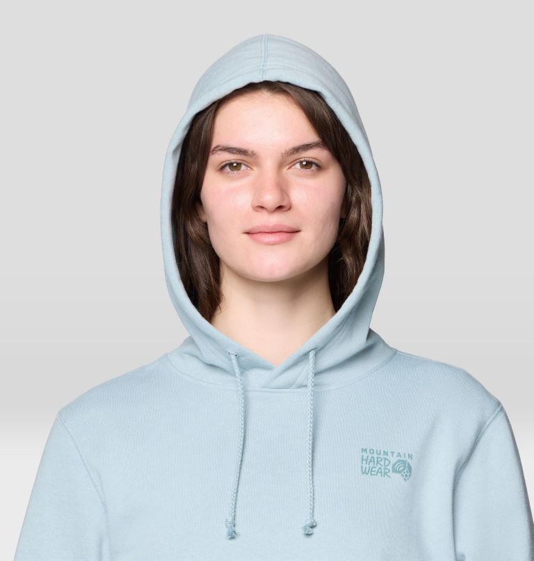 Women's MHW Logo PO Hoody, Color: Ice Shadow, image 4
