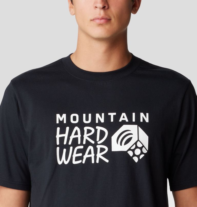 Men's MHW Logo Short Sleeve, Color: Black, image 4