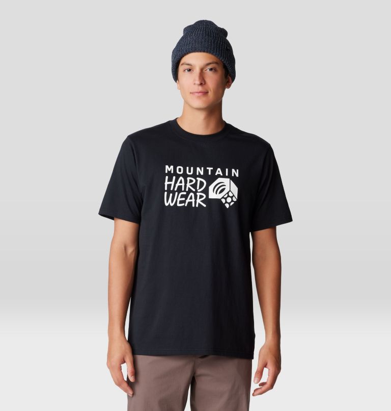 Men's MHW Logo Short Sleeve, Color: Black, image 5