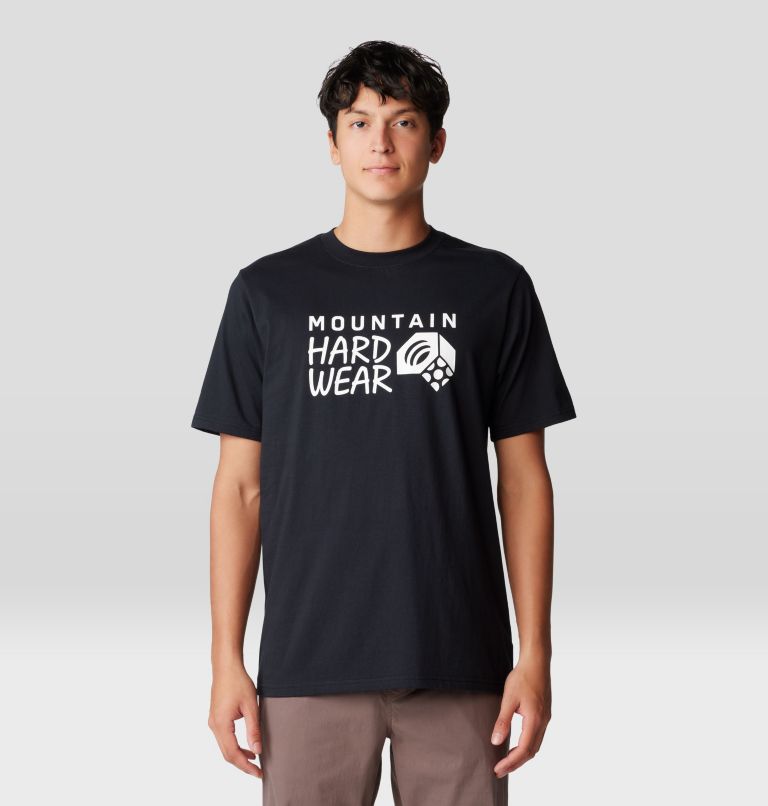 Men's MHW Logo Short Sleeve, Color: Black, image 6