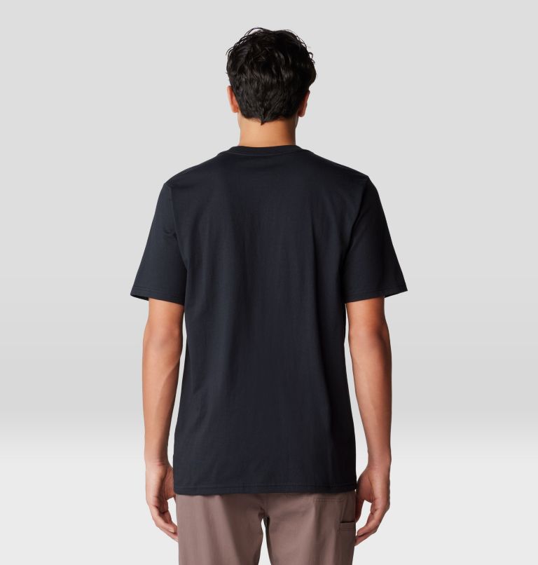 Men's MHW Logo Short Sleeve, Color: Black, image 2
