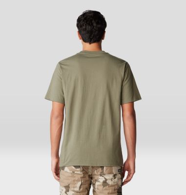 Men's MHW Logo Short Sleeve, Color: Stone Green, image 10
