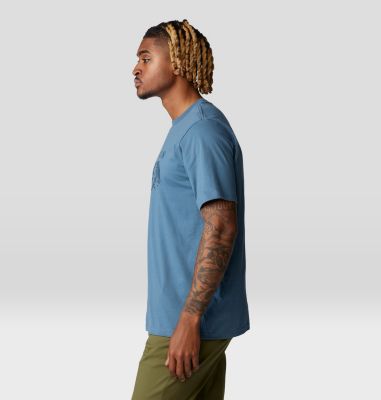 Men's MHW Logo Short Sleeve, Color: Adriatic Blue, image 7