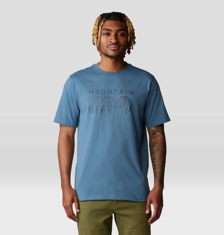Men's MHW Logo Short Sleeve, Color: Adriatic Blue, image 5