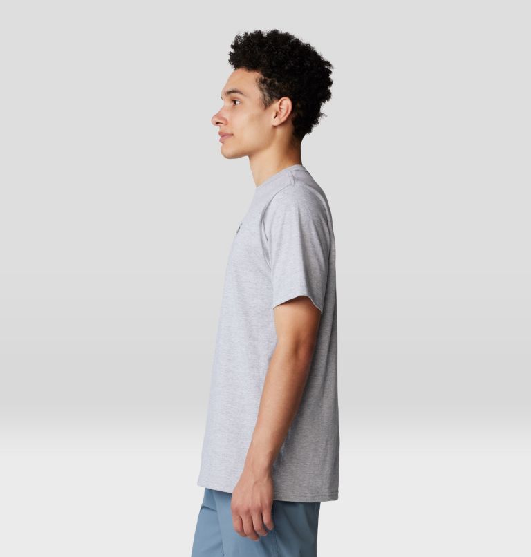 Men's Back Logo Short Sleeve, Color: Hardwear Grey Heather, image 3