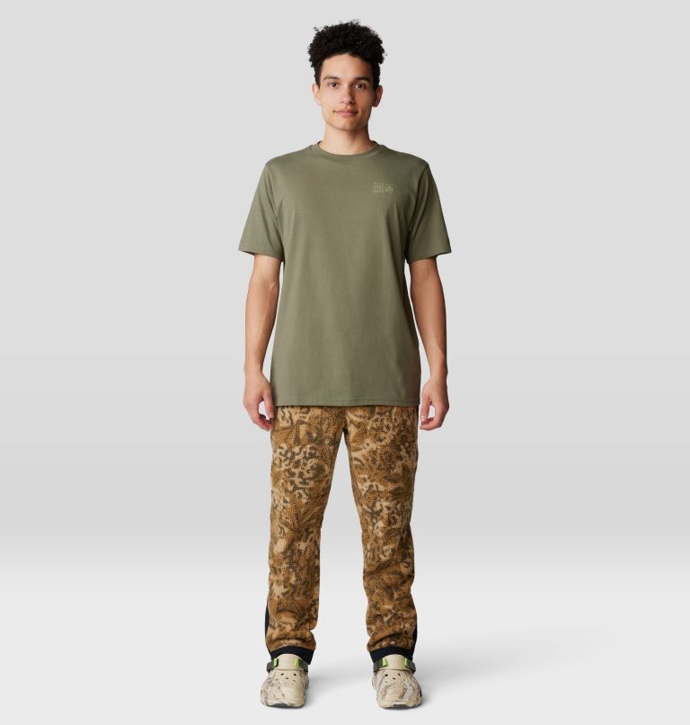 Men's Back Logo Short Sleeve, Color: Stone Green, image 9