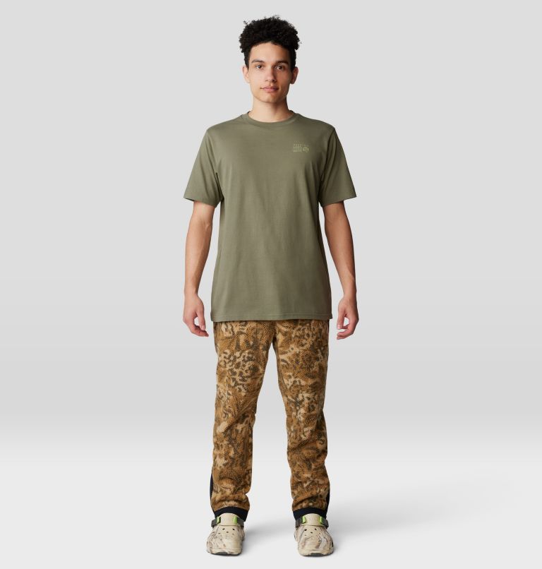 Men's Back Logo Short Sleeve, Color: Stone Green, image 10